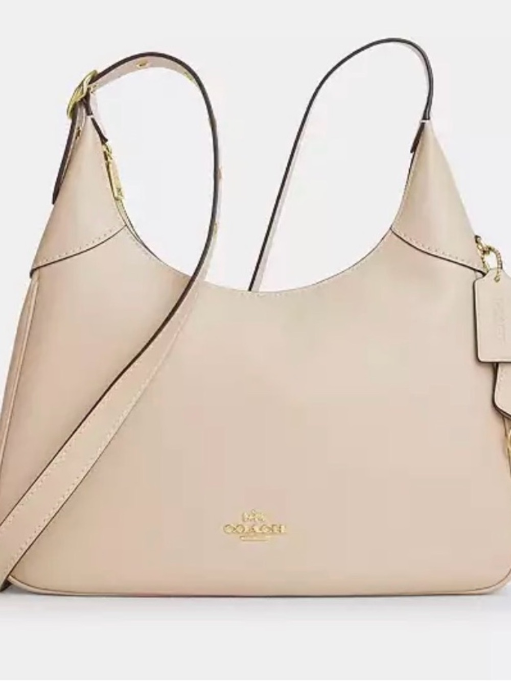 Coach Ella Smith Leather Shoulder/Crossbody Bag NWT